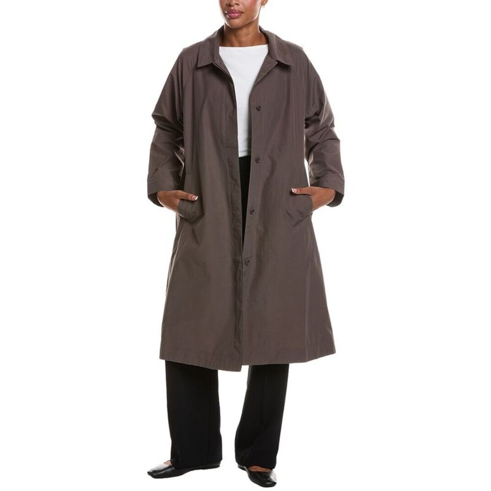 Eileen Fisher Womens  Classic Collar Coat